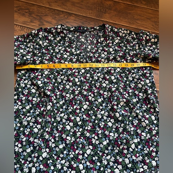 Denver Hayes Floral long Sleeve Blouse Size Large - Picture 3 of 4